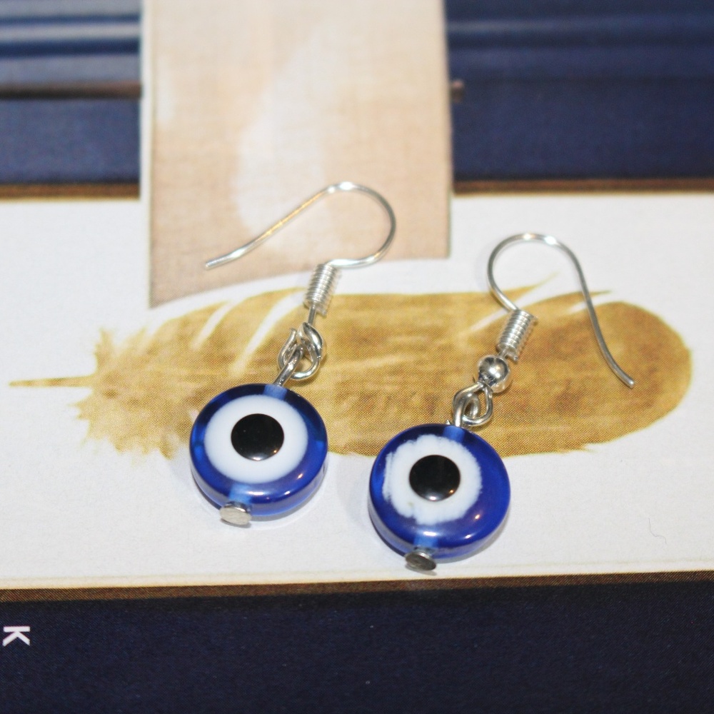 New Simple delicate Evil Eye earrings